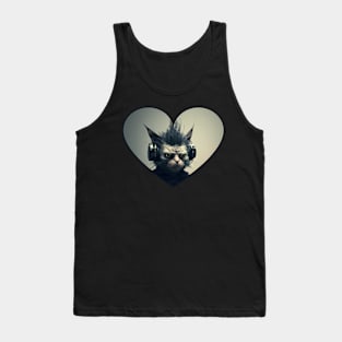 I Love DJ Kitty-Weirdo Tank Top